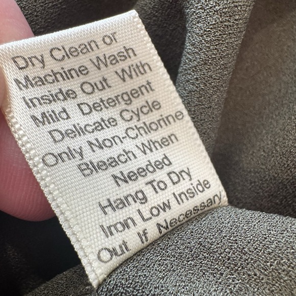 Standards & Practices Dark Olive Utility Shirtdress Womens Plus Size 1X - Picture 6 of 6